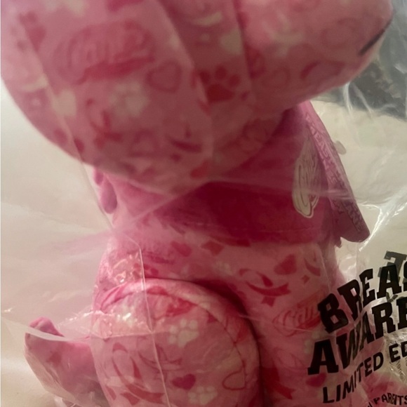 Raising Canes Limited Edition Breast Cancer Awareness Puppy Plush - Picture 2 of 5
